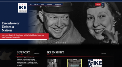 Eisenhower Foundation - screenshot