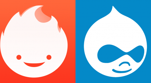 Ember and Drupal logos